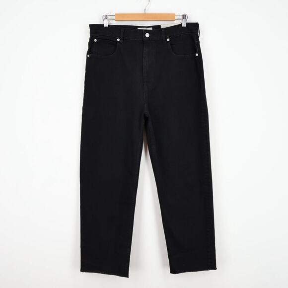 Everlane The Way High Jean Coal Black Size 32 Long NWT - Picture 2 of 10